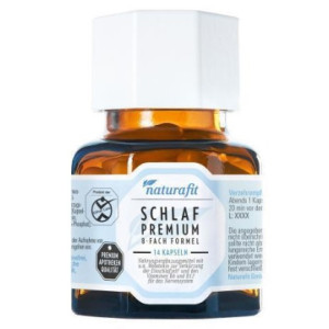 NATURAFIT Schlaf Premium 8-fach Formel Kapseln