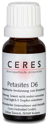 Ceres Petasites D 6 Dilution 20 ml